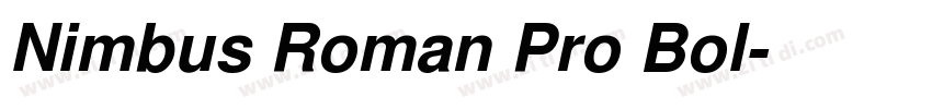 Nimbus Roman Pro Bol字体转换 Nimbus Roman Pro Bol字体转换